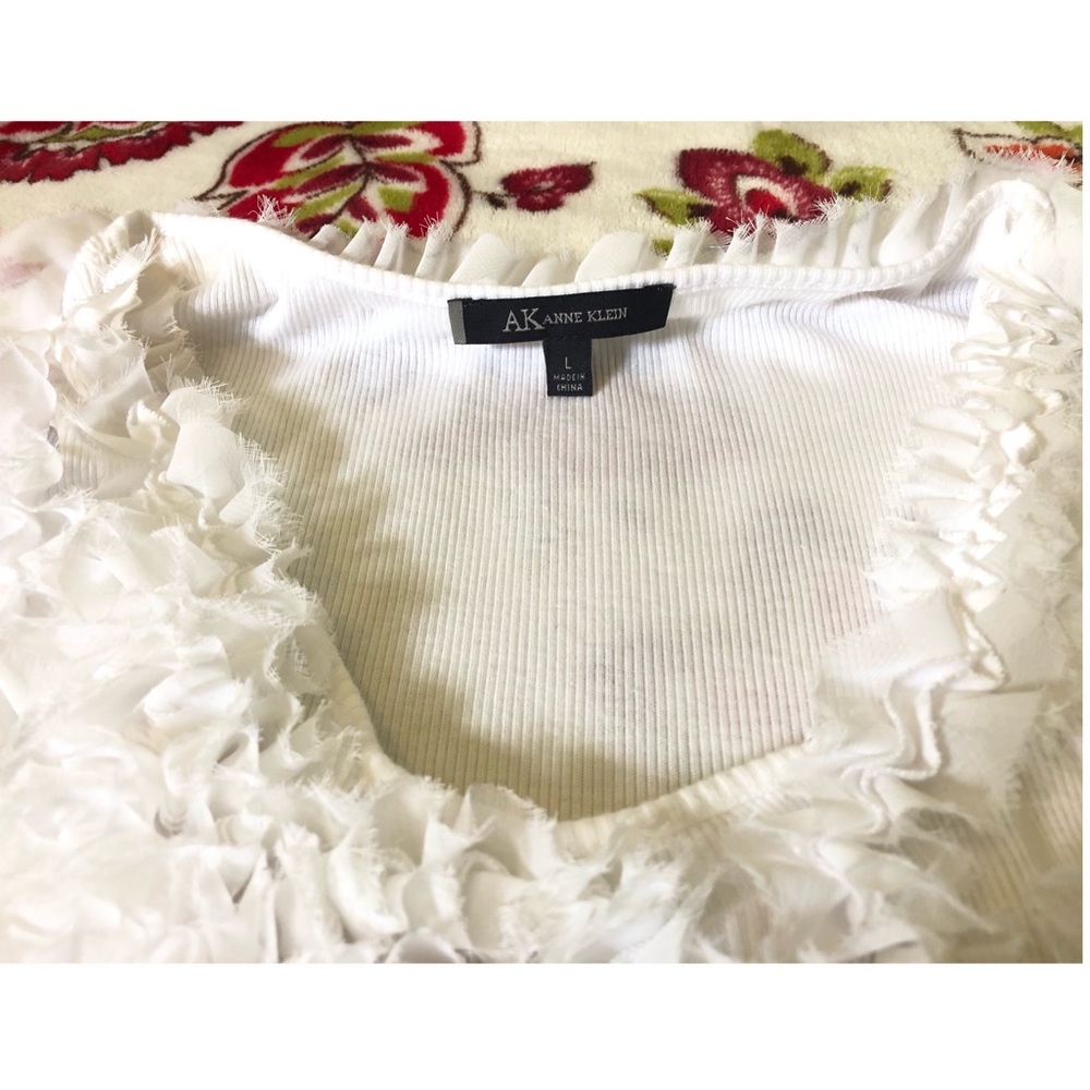 Anne Klein Ruffle Layering Tank - Picture 3 of 5